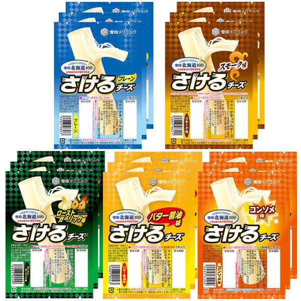 雪印メグミルク [冷蔵] さけるチーズ 全5種アソート 各3個 9999999999999 1セット(5種計15個)（直送品）